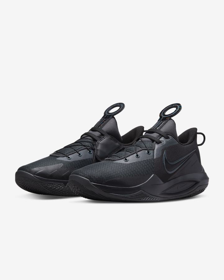 Zapatillas Baloncesto Nike Precision 6 FlyEase Mujer Negras Gris Oscuro | VEQZA-7135