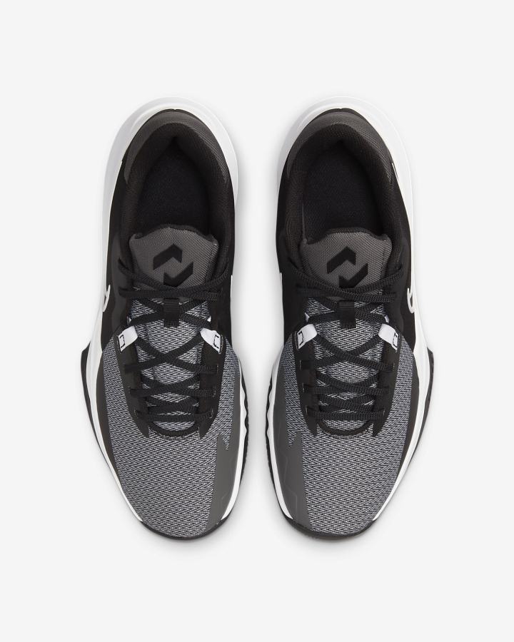 Zapatillas Baloncesto Nike Precision 6 Mujer Negras Gris Blancas | CTRAQ-6523