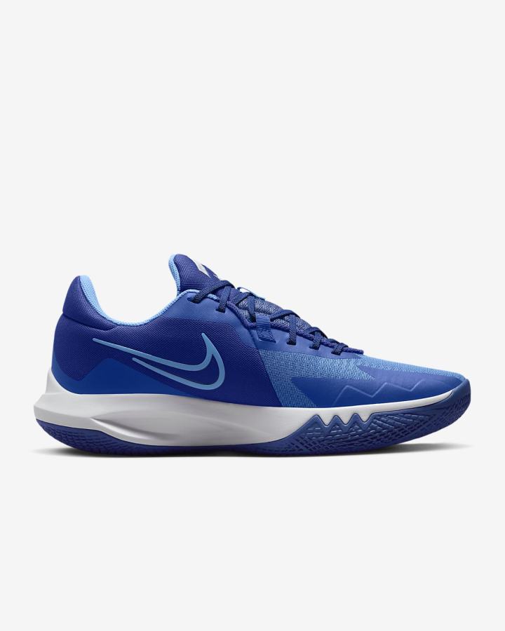 Zapatillas Baloncesto Nike Precision 6 Mujer Azul Real Azules Blancas | ZOQIS-9736