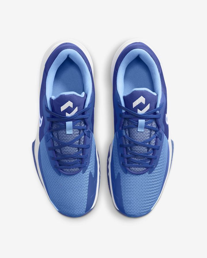 Zapatillas Baloncesto Nike Precision 6 Mujer Azul Real Azules Blancas | ZOQIS-9736