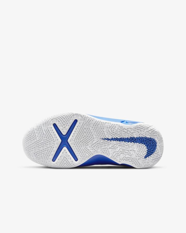 Zapatillas Baloncesto Nike Team Hustle D 10 Kids Niña Negras Azul Real Blancas | TRKNU-3857