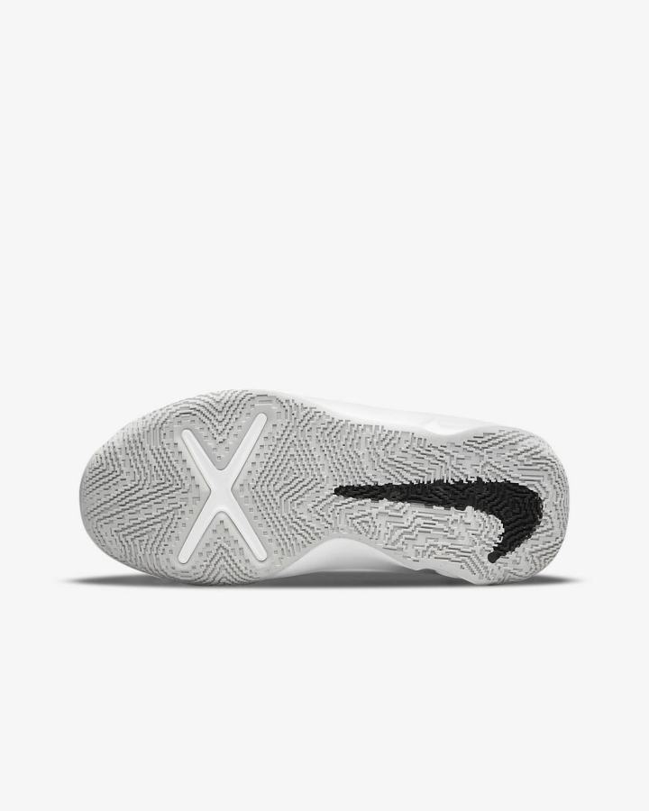 Zapatillas Baloncesto Nike Team Hustle D 10 Kids Niña Negras Blancas Metal Doradas | XNUPV-7045