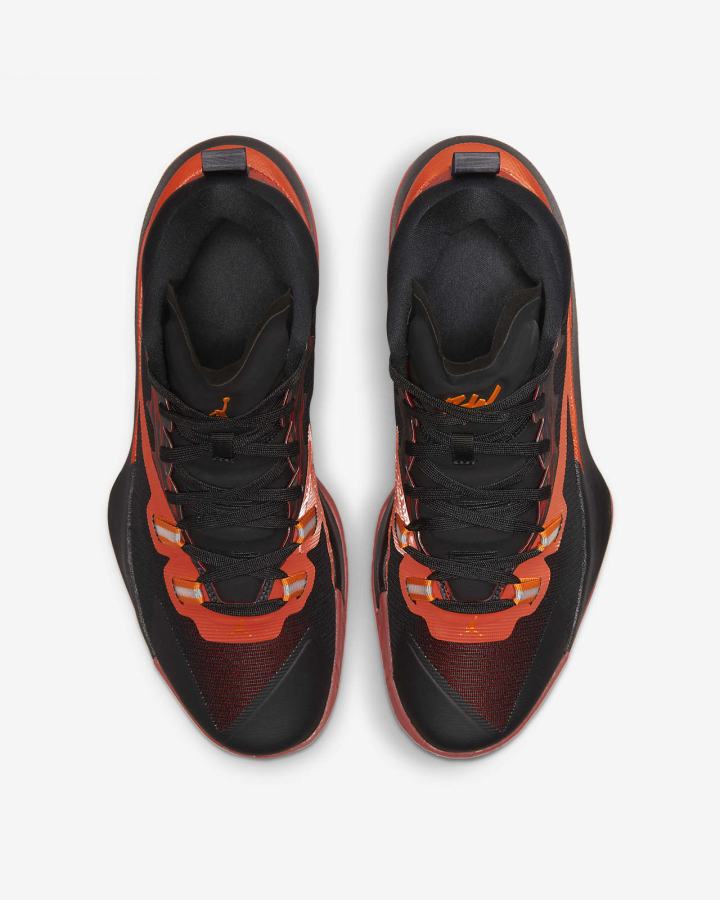 Zapatillas Baloncesto Nike Zion 1 SP Hombre Negras Rojas Naranjas | YWFKR-4705