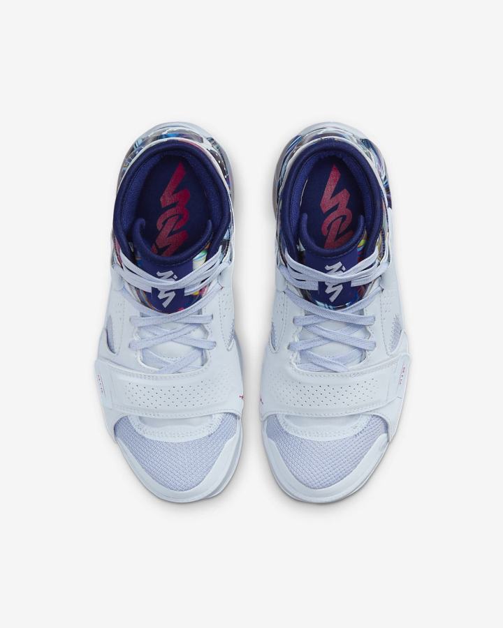 Zapatillas Baloncesto Nike Zion 2 Kids Niño Azules Azul Real Oscuro Azules Rosas | OXIWA-9758