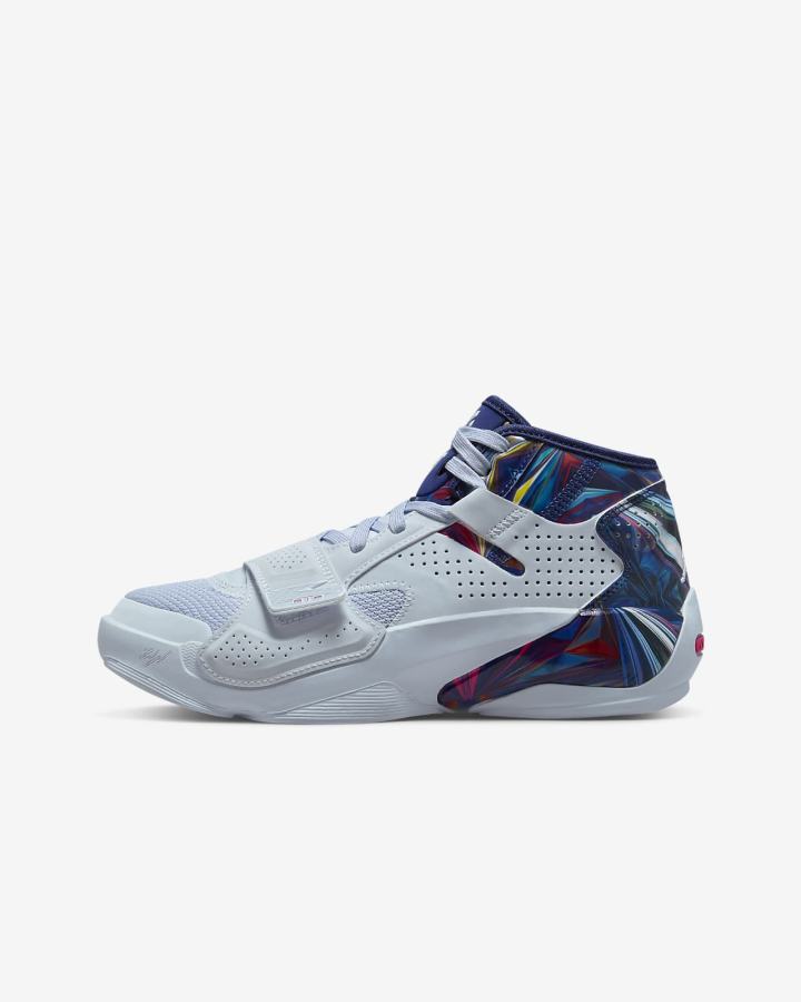 Zapatillas Baloncesto Nike Zion 2 Kids Niño Azules Azul Real Oscuro Azules Rosas | OXIWA-9758