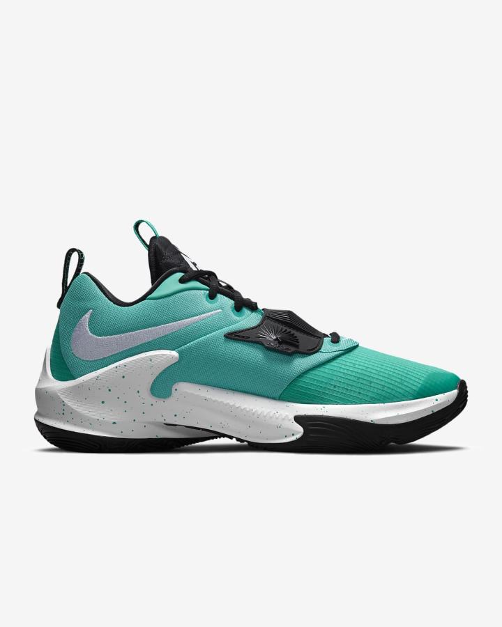 Zapatillas Baloncesto Nike Zoom Freak 3 (Team) Hombre Negras Blancas | DYRHQ-5074