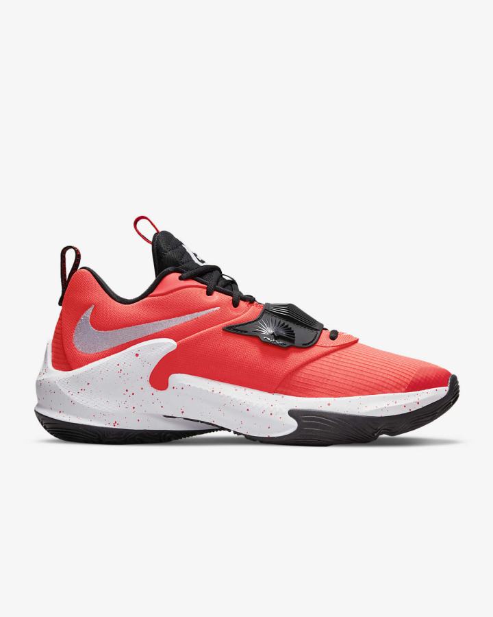 Zapatillas Baloncesto Nike Zoom Freak 3 (Team) Hombre Rojas Claro Negras Blancas | DZTRQ-0623