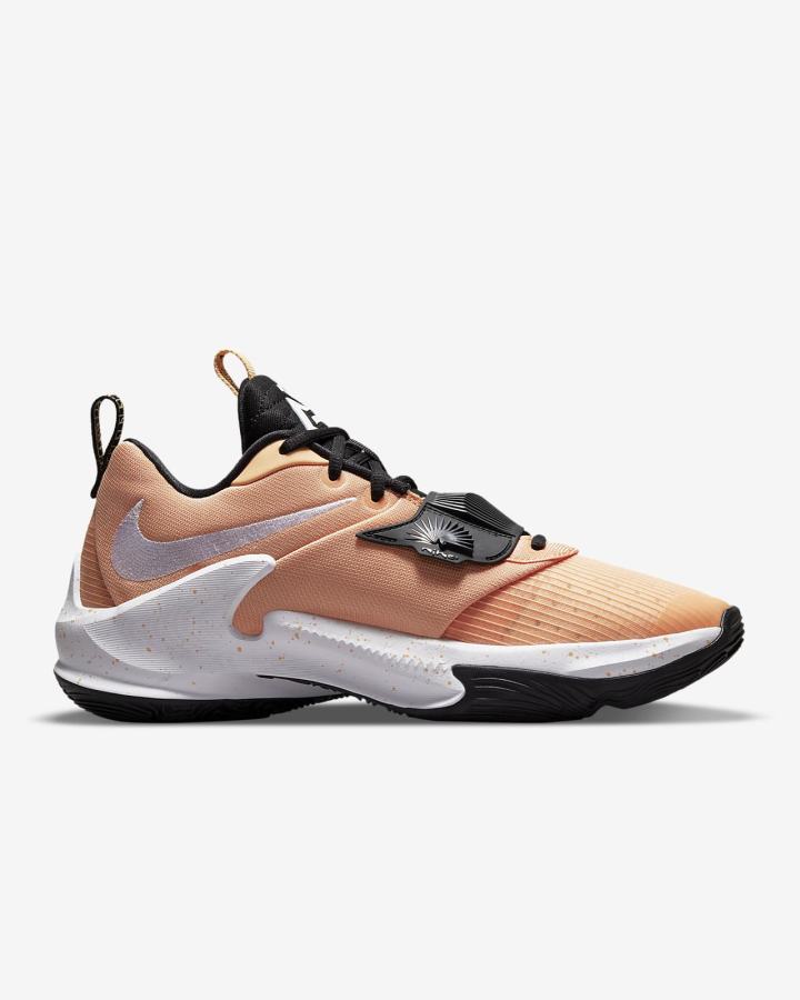 Zapatillas Baloncesto Nike Zoom Freak 3 (Team) Hombre Naranjas Negras Blancas | MXVRL-1398