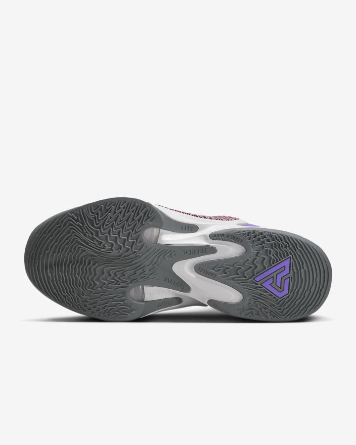 Zapatillas Baloncesto Nike Zoom Freak 4 Hombre Moradas Blancas Negras | JXMZO-1352