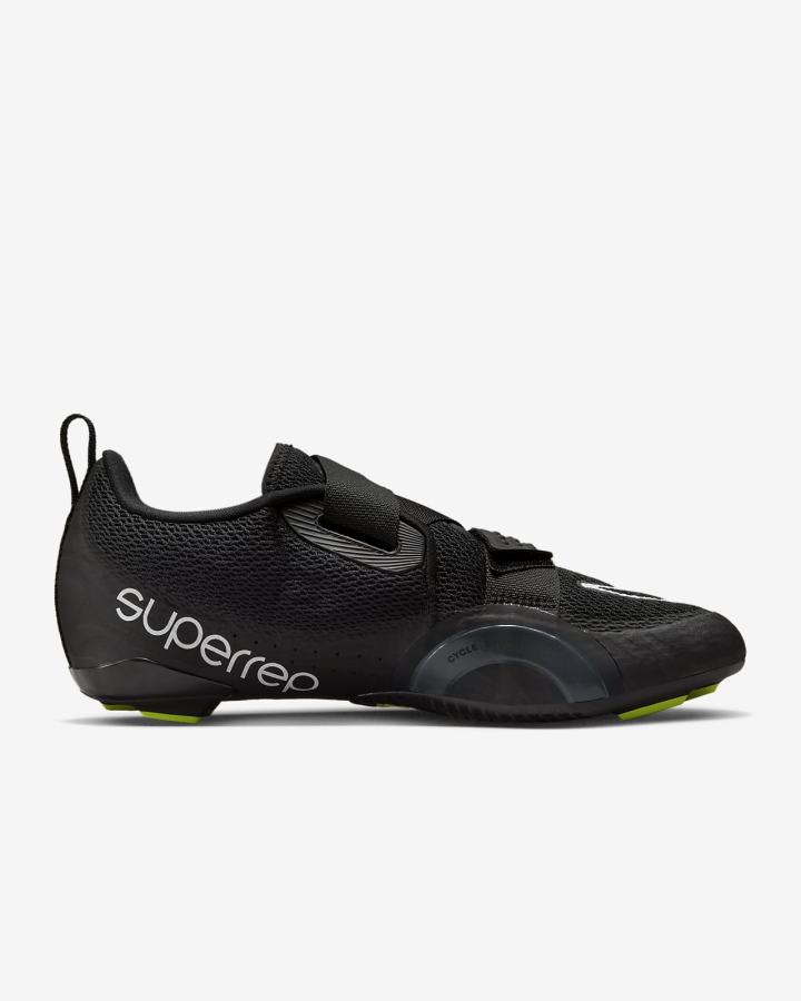 Zapatillas Ciclismo Nike SuperRep Cycle 2 Next Nature Indoor Hombre Negras Gris Oscuro Blancas | NTOIY-3874