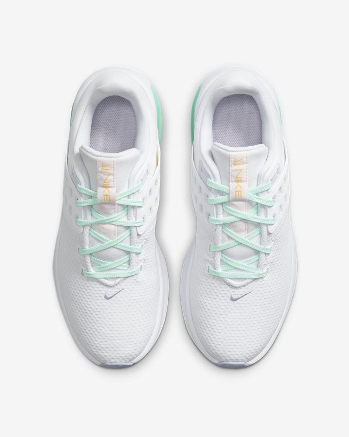 Zapatillas Deportivos Nike Air Max Bella TR 4 Mujer Blancas Verde Gris Moradas | CRDUX-9647