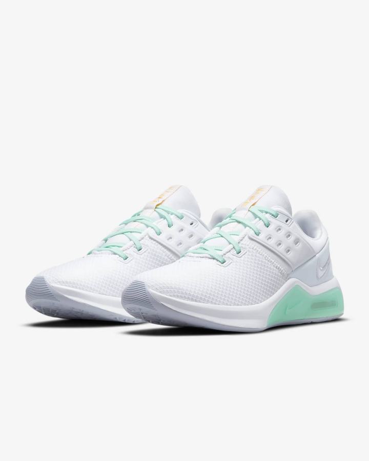 Zapatillas Deportivos Nike Air Max Bella TR 4 Mujer Blancas Verde Gris Moradas | CRDUX-9647