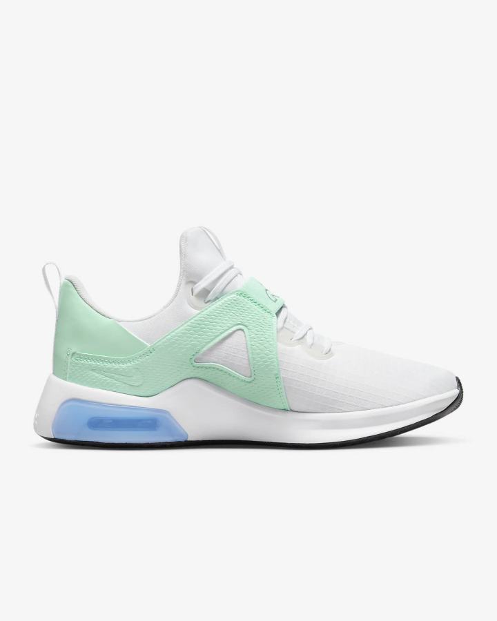 Zapatillas Deportivos Nike Air Max Bella TR 5 Mujer Blancas Verde Menta Azules Metal Plateadas | QBRWJ-7291