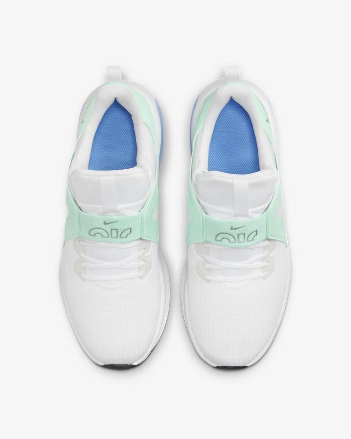 Zapatillas Deportivos Nike Air Max Bella TR 5 Mujer Blancas Verde Menta Azules Metal Plateadas | QBRWJ-7291
