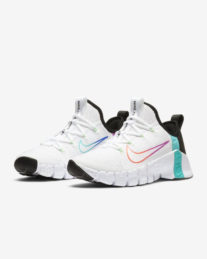 Zapatillas Deportivos Nike Free Metcon 3 Mujer Blancas Rojas Moradas | XLKMQ-6791