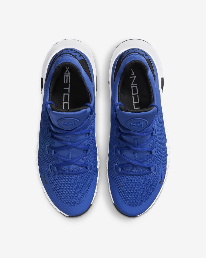 Zapatillas Deportivos Nike Free Metcon 4 Hombre Azul Real Negras Blancas | CLIMU-2654