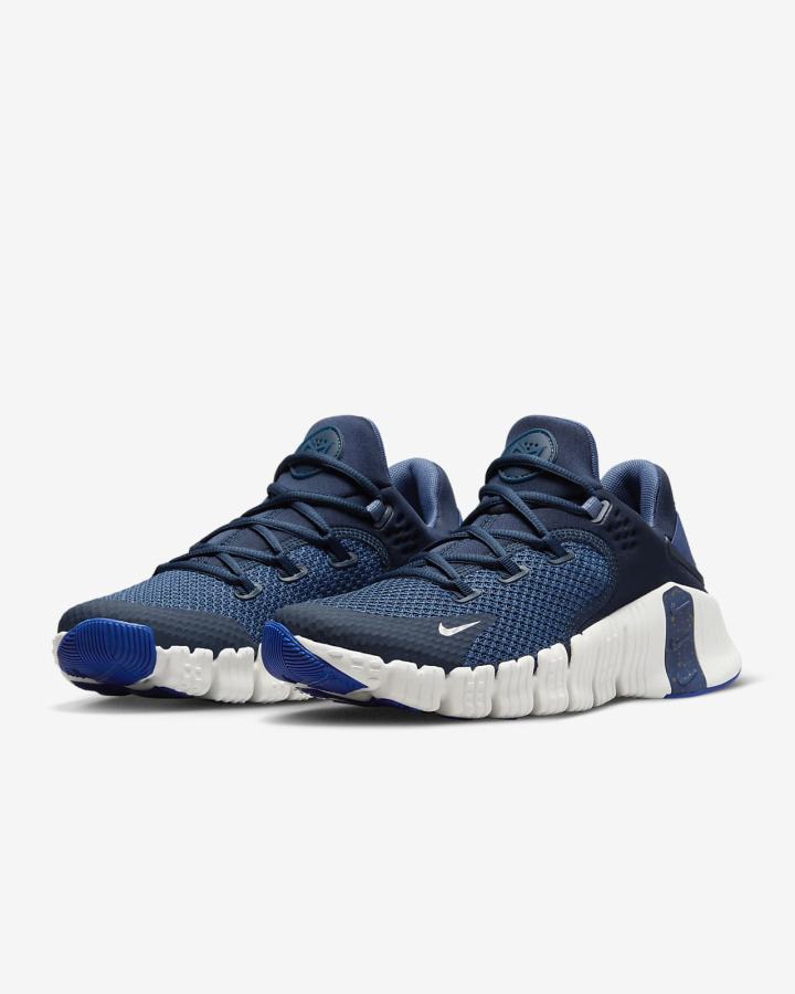 Zapatillas Deportivos Nike Free Metcon 4 Mujer Azul Marino | HVKTN-0185