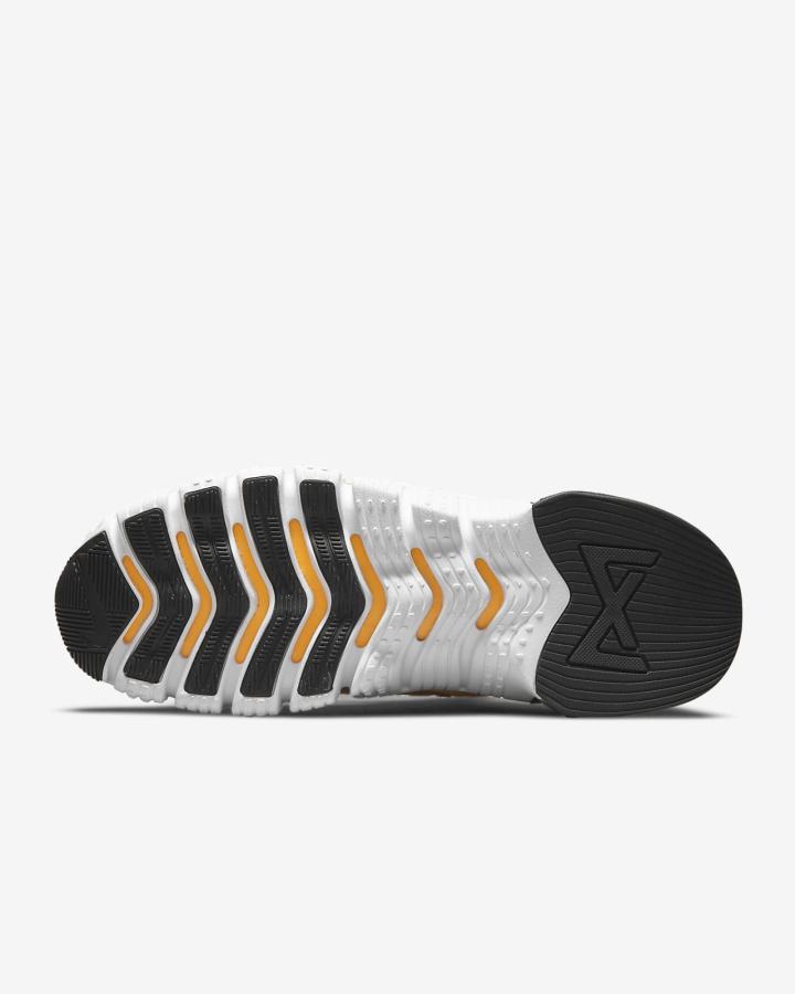 Zapatillas Deportivos Nike Free Metcon 4 Hombre Doradas Negras Blancas | JOMLS-0765