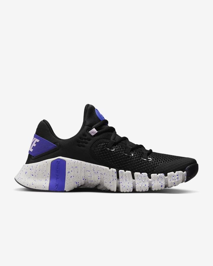 Zapatillas Deportivos Nike Free Metcon 4 Mujer Negras Amarillo | JYVKB-5190