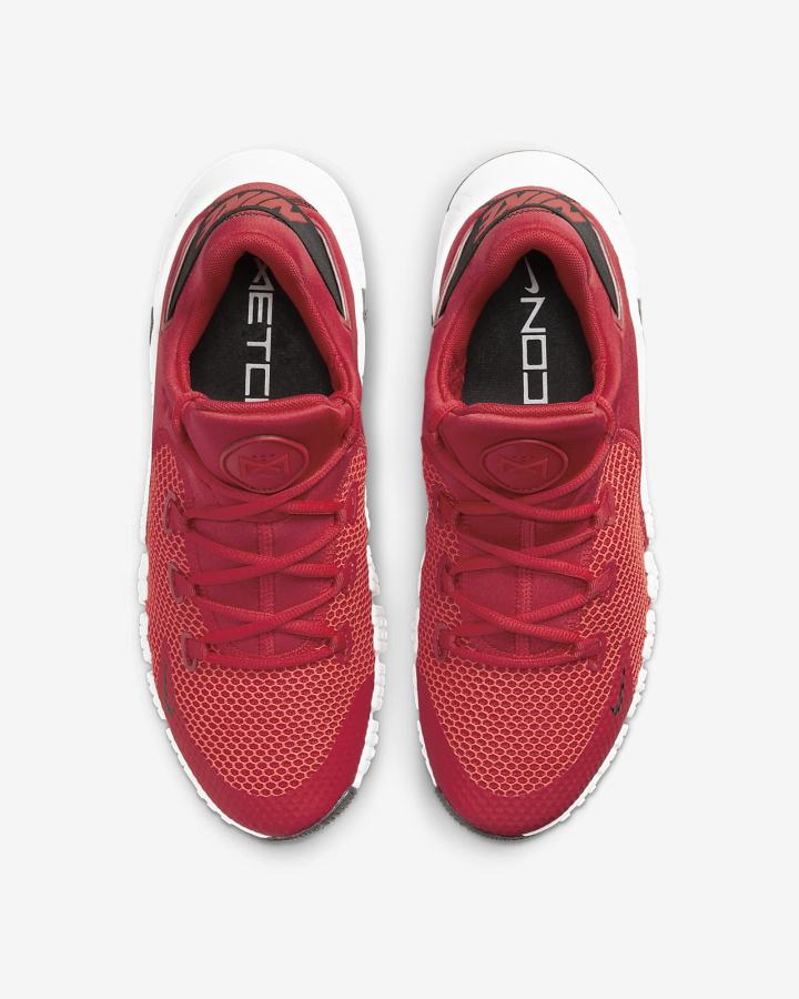 Zapatillas Deportivos Nike Free Metcon 4 Mujer Rojas Blancas Negras | KUJQW-3921