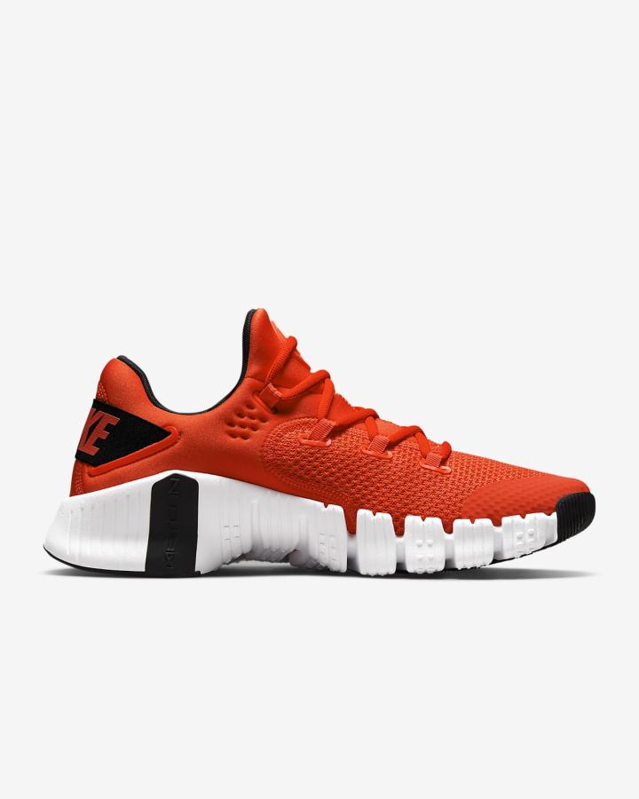 Zapatillas Deportivos Nike Free Metcon 4 Hombre Naranjas Negras Blancas | MBFHX-8937