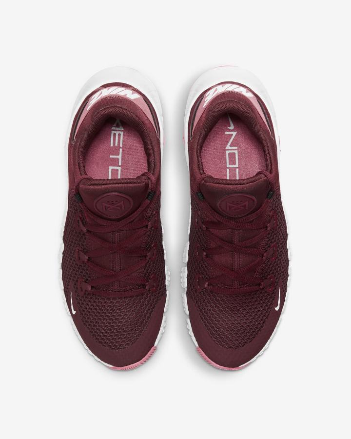 Zapatillas Deportivos Nike Free Metcon 4 Mujer Rosas Negras Blancas | NYPIG-6572