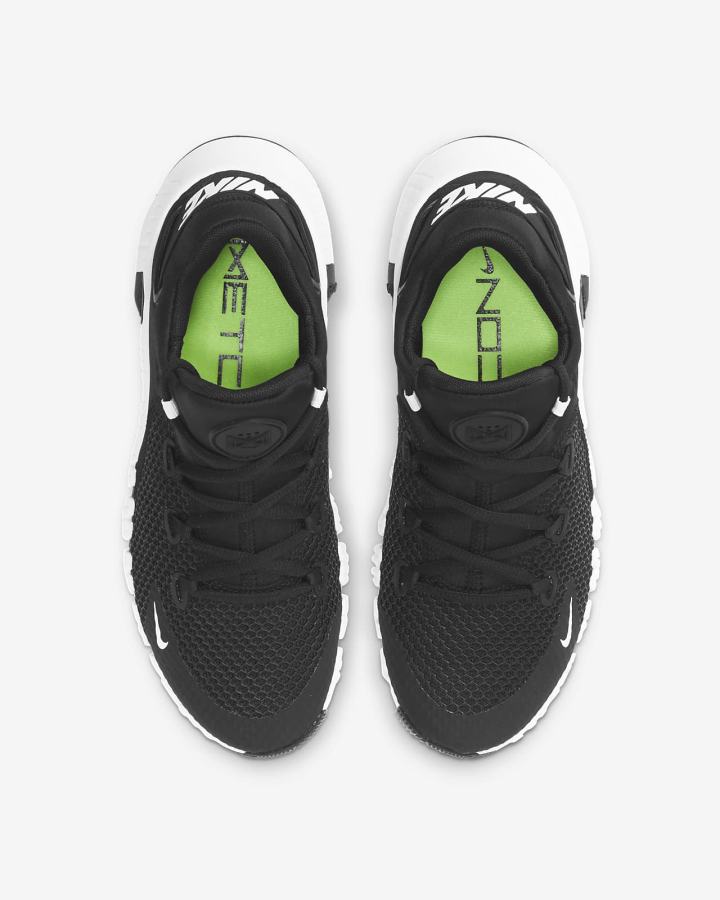 Zapatillas Deportivos Nike Free Metcon 4 Mujer Negras Blancas | PAFVY-9083