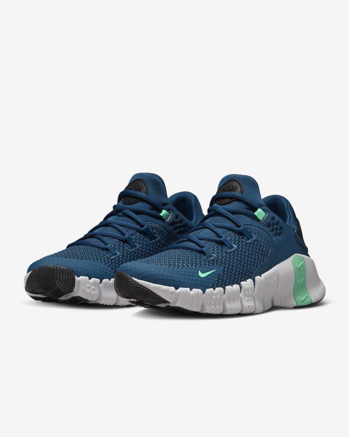 Zapatillas Deportivos Nike Free Metcon 4 Mujer Azules Negras Verde | PUIYG-6384