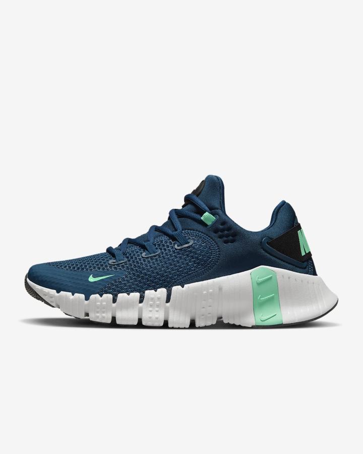 Zapatillas Deportivos Nike Free Metcon 4 Mujer Azules Negras Verde | PUIYG-6384