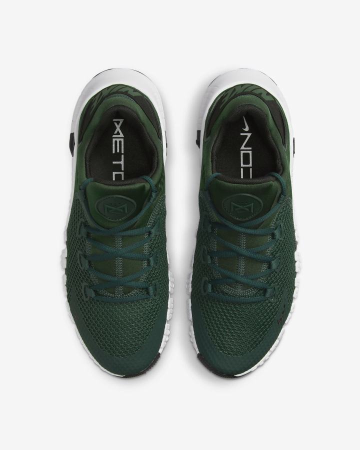 Zapatillas Deportivos Nike Free Metcon 4 Hombre Verde Negras Blancas | TNUJL-9207