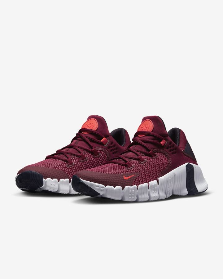 Zapatillas Deportivos Nike Free Metcon 4 Hombre Rojas Moradas Rojas Claro | VBOFZ-3967