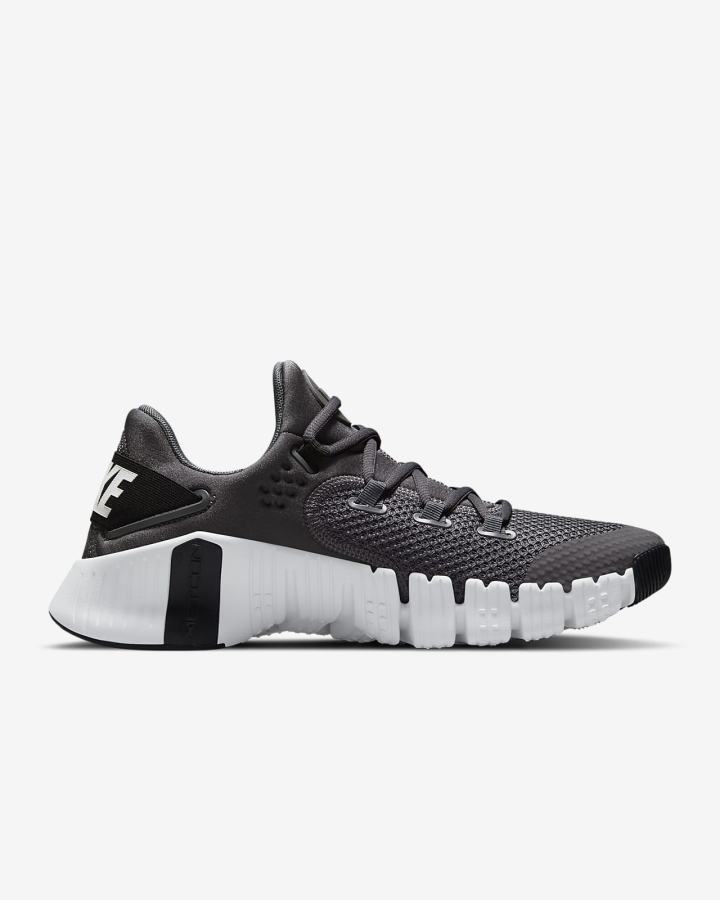 Zapatillas Deportivos Nike Free Metcon 4 Hombre Gris Blancas Negras | WFJUK-6293