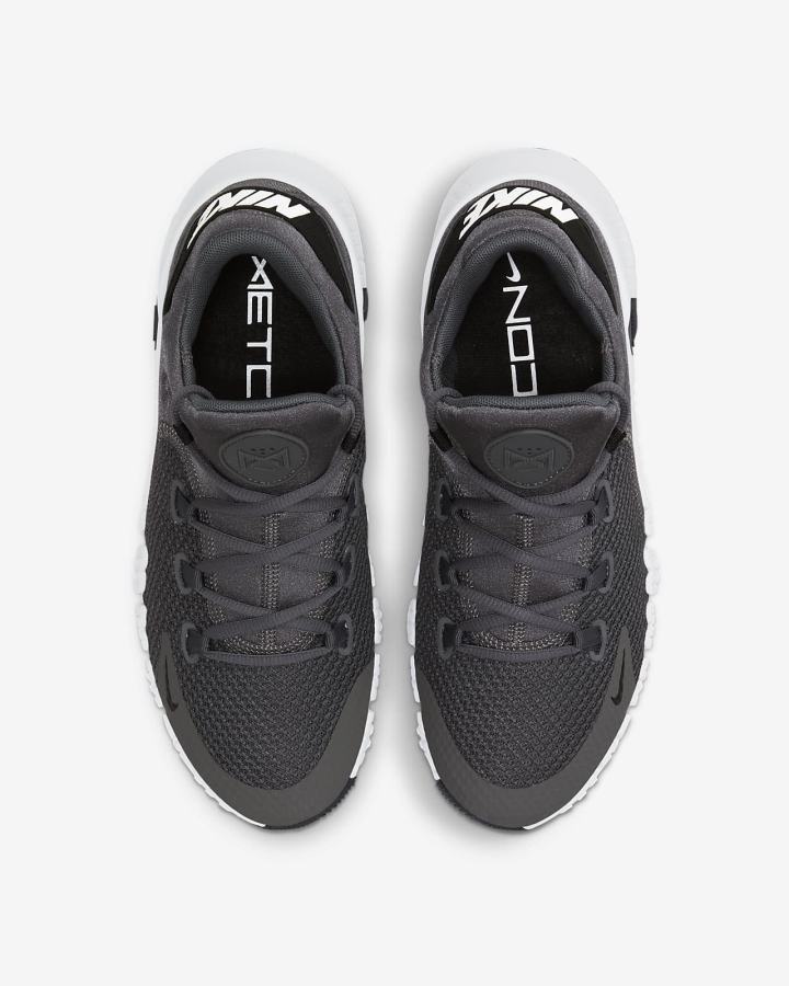 Zapatillas Deportivos Nike Free Metcon 4 Hombre Gris Blancas Negras | WFJUK-6293