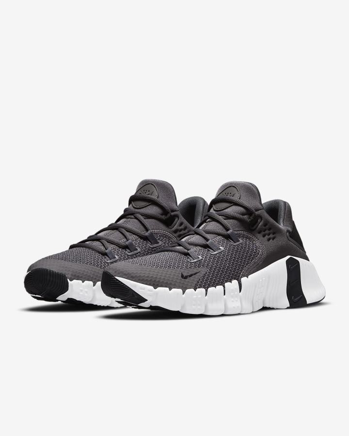 Zapatillas Deportivos Nike Free Metcon 4 Hombre Gris Blancas Negras | WFJUK-6293