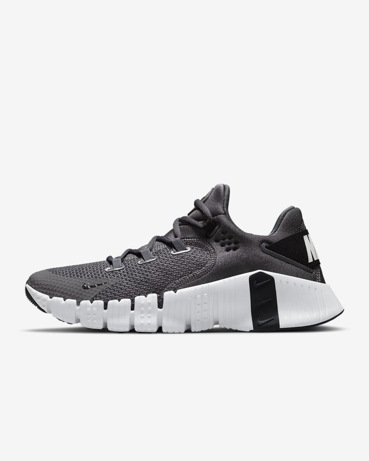 Zapatillas Deportivos Nike Free Metcon 4 Hombre Gris Blancas Negras | WFJUK-6293