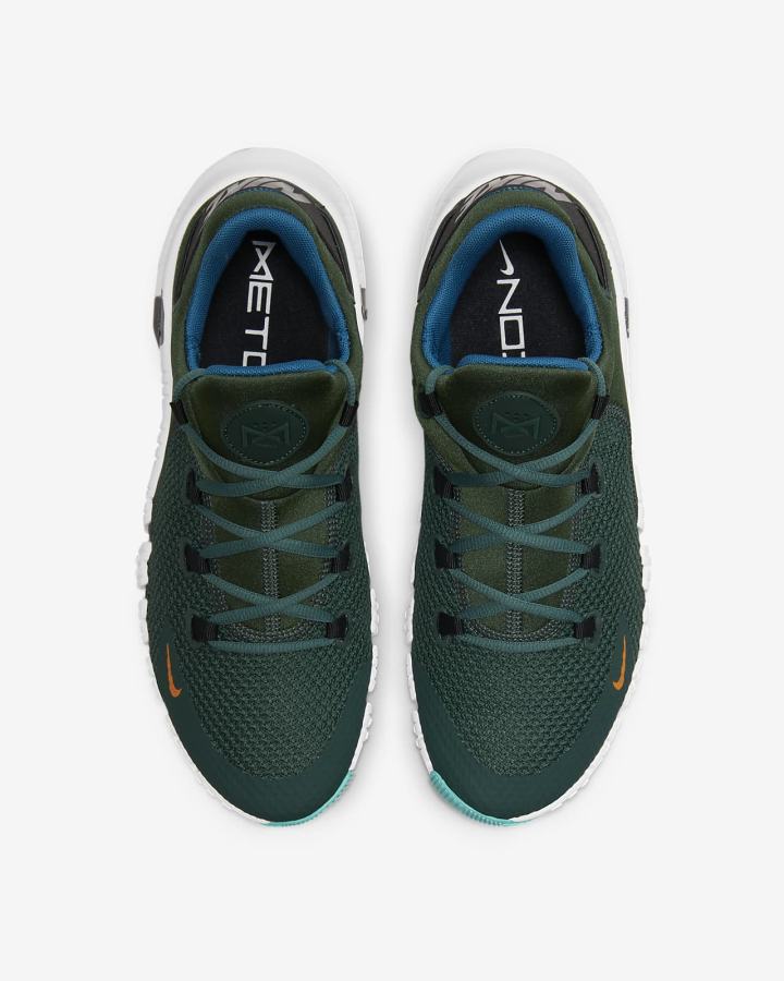 Zapatillas Deportivos Nike Free Metcon 4 Hombre Verde Negras Blancas | XGYLR-6710