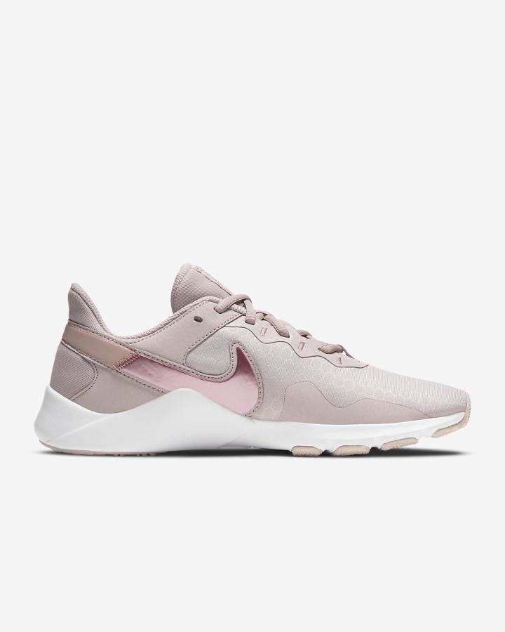 Zapatillas Deportivos Nike Legend Essential 2 Mujer Plateadas Moradas Gris Moradas Blancas | AERJL-5142
