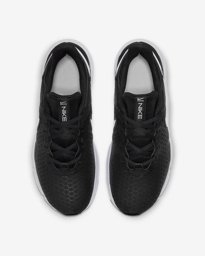 Zapatillas Deportivos Nike Legend Essential 2 Mujer Negras Plateadas Blancas | TXGKY-7162