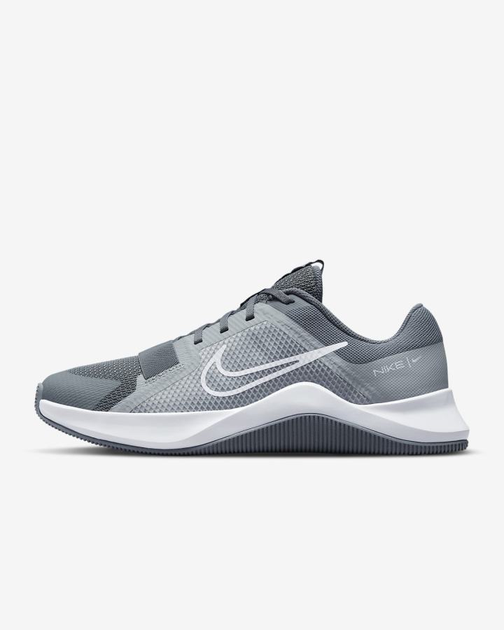 Zapatillas Deportivos Nike MC Trainer 2 Hombre Gris Claro Blancas | CNLXW-7349