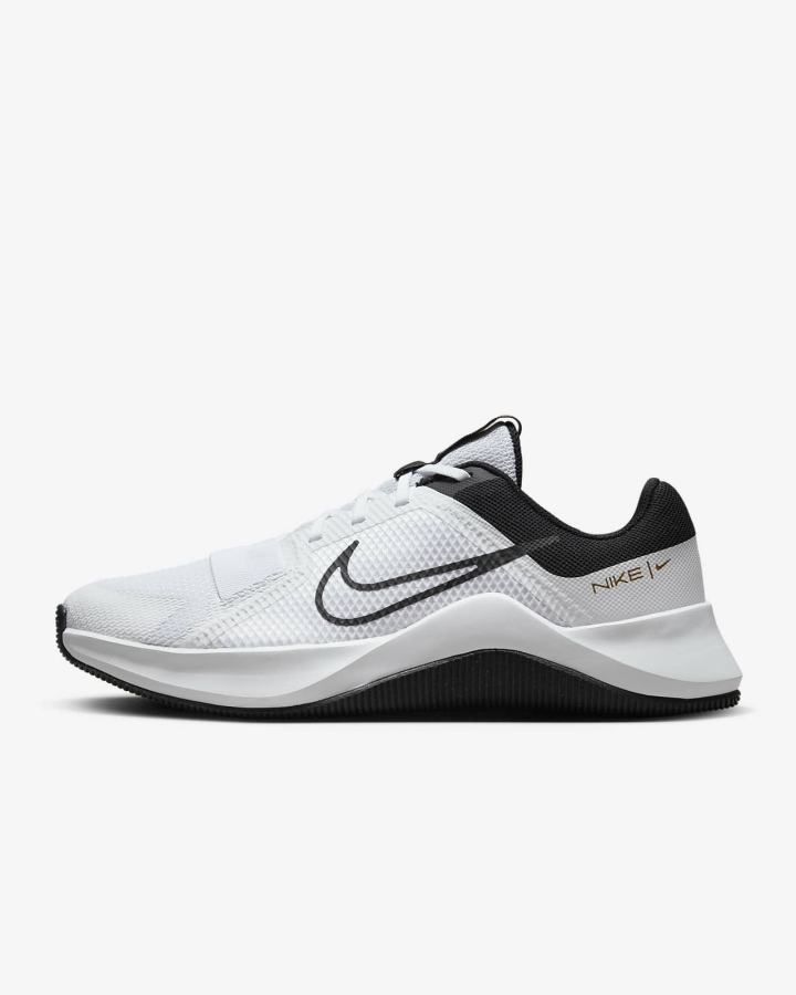 Zapatillas Deportivos Nike MC Trainer 2 Hombre Blancas Doradas Negras | HEWBO-5318