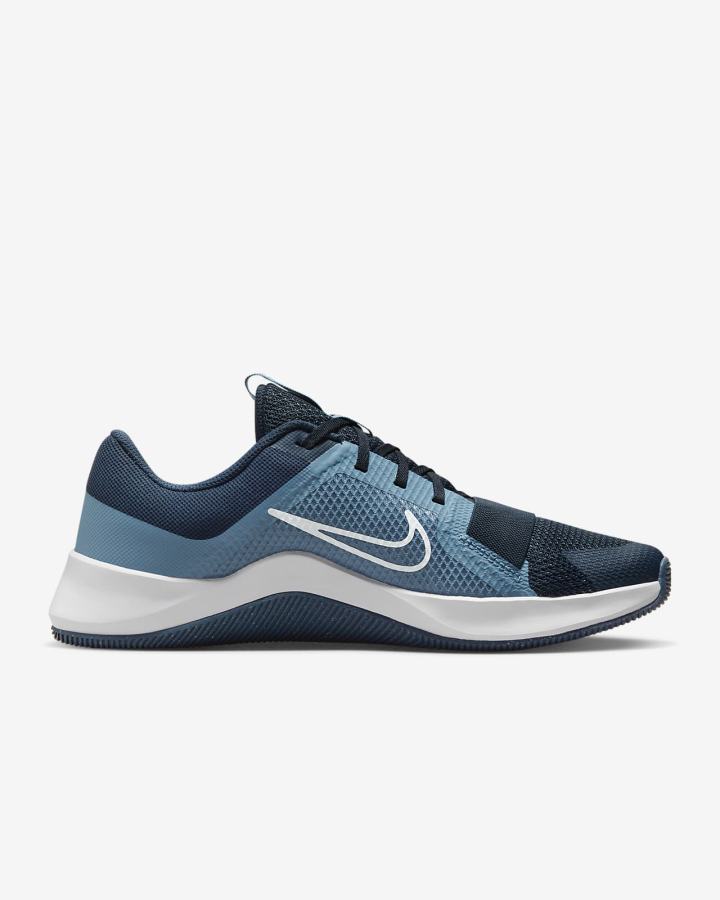 Zapatillas Deportivos Nike MC Trainer 2 Hombre Azul Marino Blancas Verde | MXCBH-4812