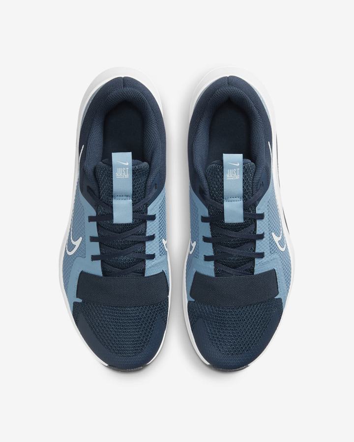 Zapatillas Deportivos Nike MC Trainer 2 Hombre Azul Marino Blancas Verde | MXCBH-4812