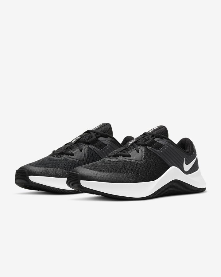 Zapatillas Deportivos Nike MC Trainer Mujer Negras Gris Oscuro Blancas | VHZIK-2684