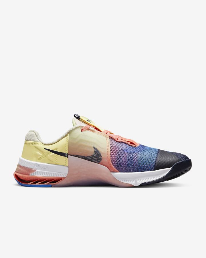 Zapatillas Deportivos Nike Metcon 7 AMP Hombre Multicolor Rojas Blancas | BLKYR-8275