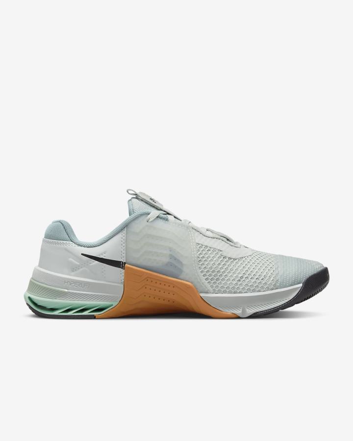 Zapatillas Deportivos Nike Metcon 7 Hombre Plateadas Claro Verde Oliva Negras | ILHGD-7541