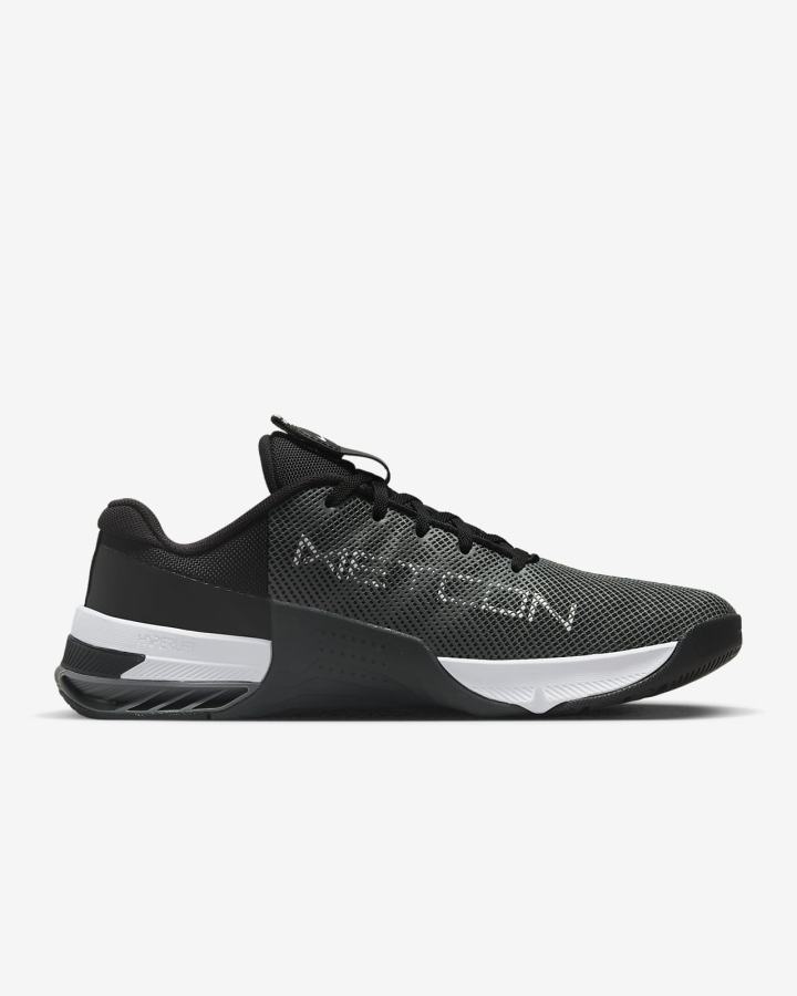 Zapatillas Deportivos Nike Metcon 8 Hombre Negras Gris Oscuro Blancas | KCBDX-4306