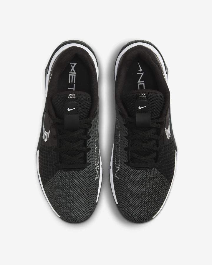 Zapatillas Deportivos Nike Metcon 8 Hombre Negras Gris Oscuro Blancas | KCBDX-4306