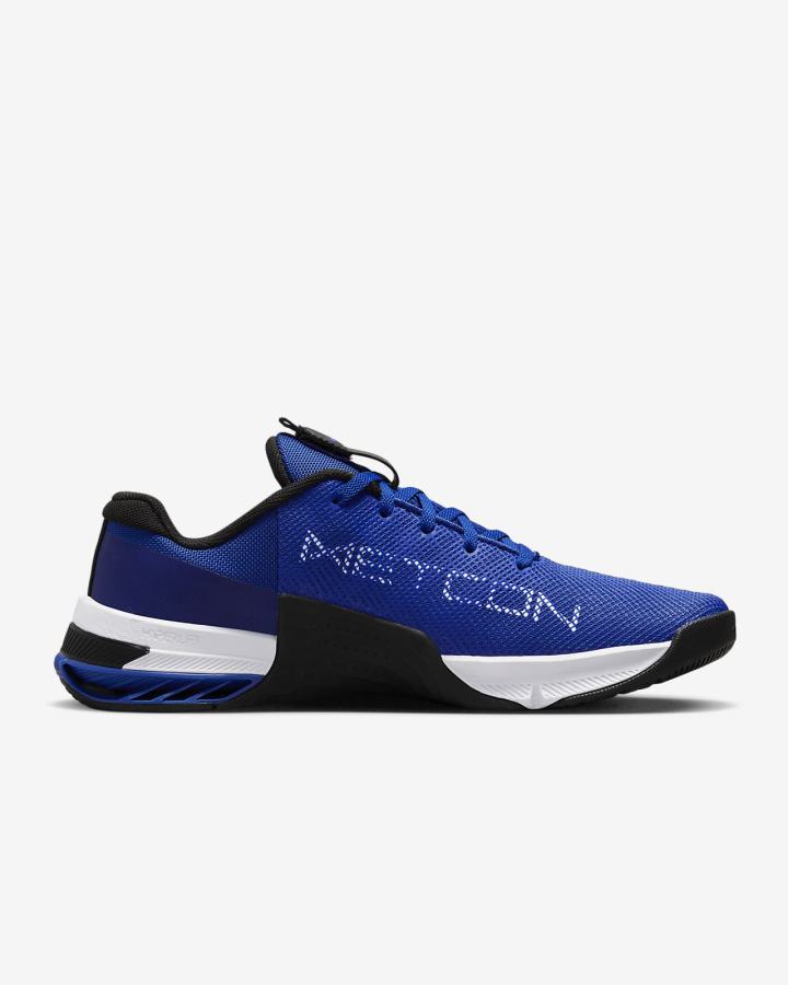 Zapatillas Deportivos Nike Metcon 8 Hombre Azul Real Negras Azul Real Blancas | NSTCQ-7302
