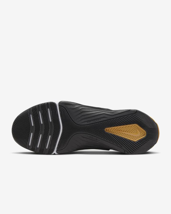 Zapatillas Deportivos Nike Metcon 8 Hombre Blancas Negras Doradas | OLWUQ-7821