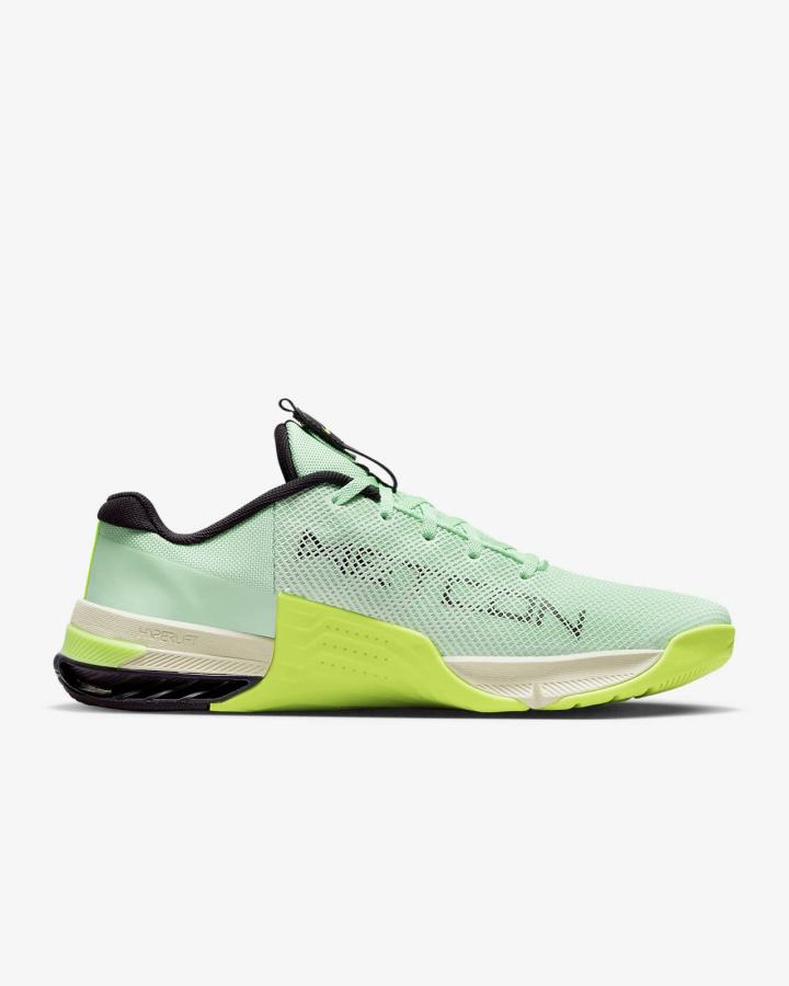 Zapatillas Deportivos Nike Metcon 8 Hombre Verde Menta Verde Moradas | RZTMA-2396